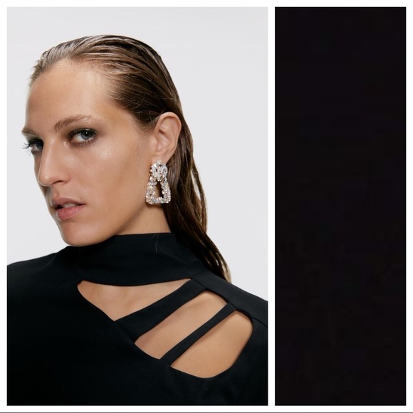 NWT. Zara Black Top. Size XS. - Picture 2 of 6